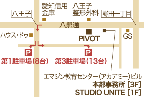 EMA PIVOT 中川本店 マップ